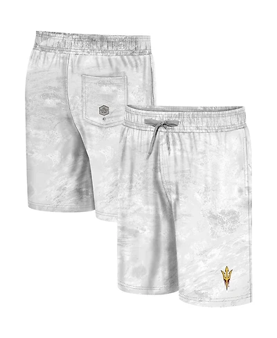 Men's Colosseum White Arizona State Sun Devils Realtree Aspect Ohana Swim Shorts