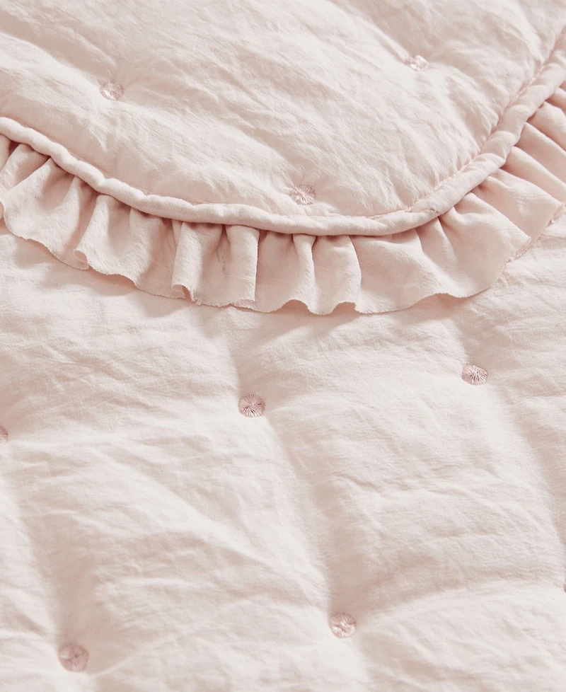 Laura Ashley Hailee Microfiber 2 Piece Quilt Set, Twin