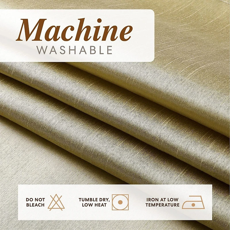 Kate Aurora Artisan Lightweight Transparent Faux Silk Sheer Grommet Single Curtain Panel