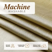 Kate Aurora Artisan Lightweight Transparent Faux Silk Sheer Grommet Single Curtain Panel