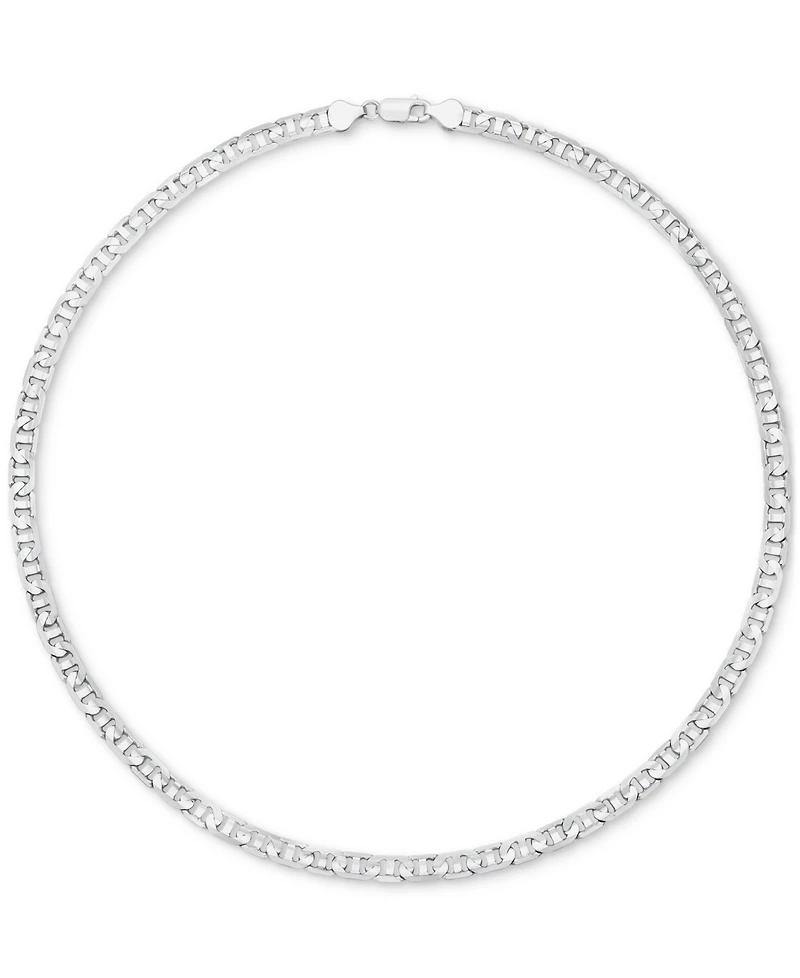 Men's Mariner Link 22" Necklace (6-1/2mm) in Sterling Silver