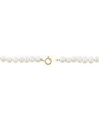 Children's Cultured Freshwater Oval Pearl (4-1/2mm) 13" Collar Necklace
