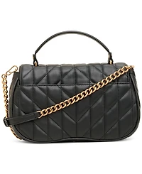 Karl Lagerfeld Paris Lafayette Small Leather Satchel