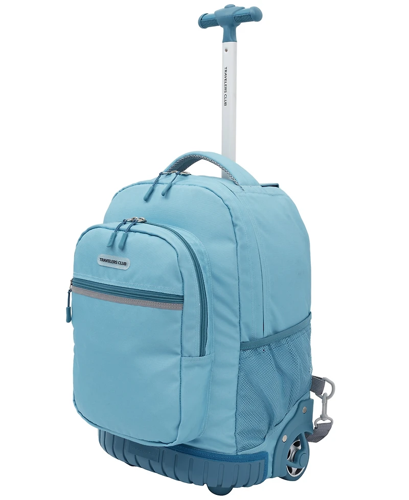 Travelers Club Finley Collection 18" Rolling Backpack