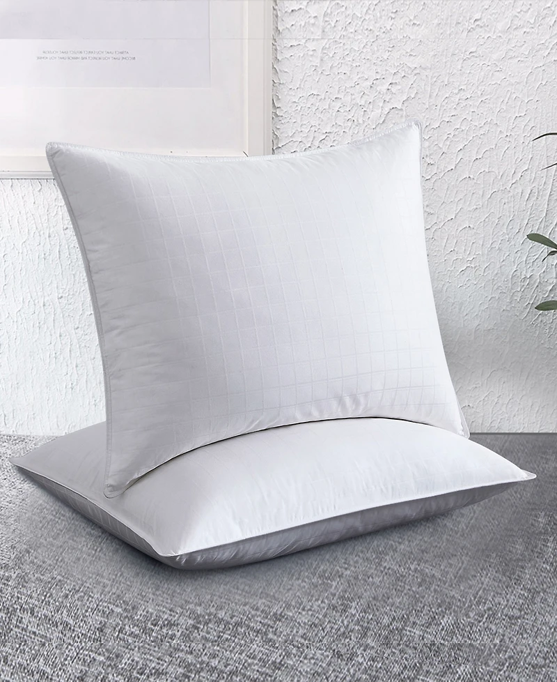 Unikome Premium 100% Cotton Down-Around Design Down Feather 2-Pack Pillow