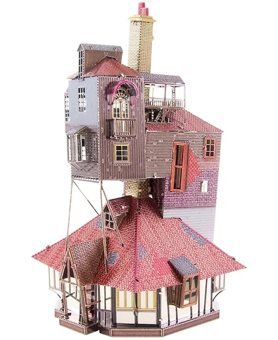 Fascinations Metal Earth 3D Metal Model Kit Harry Potter the Burrow in Color
