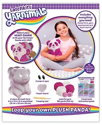 Playmonster LatchSets Yarnimals Panda Toy