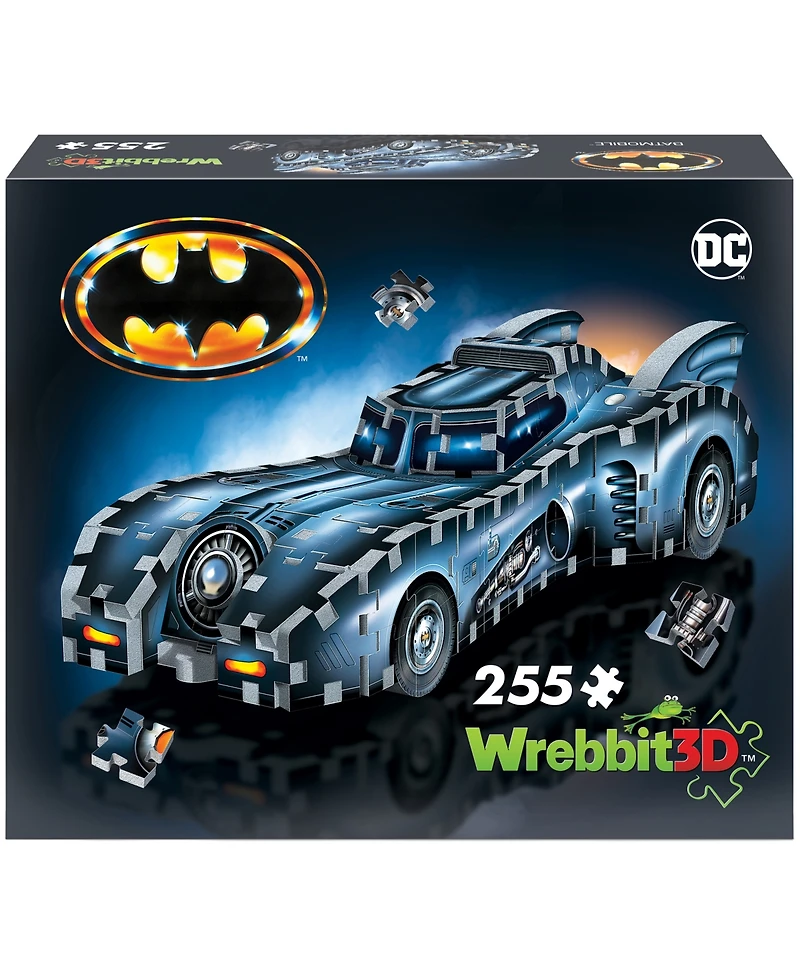 Wrebbit Dc Batman Batmobile 3D Jigsaw Puzzle, 255 Pieces