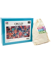 Wooden Jigsaw Puzzle Circles, 309 Pieces
