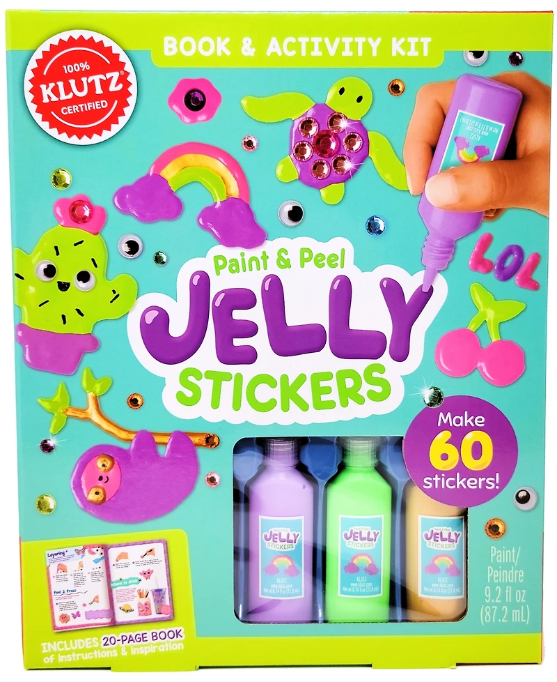 Klutz Paint Peel Jelly Stickers