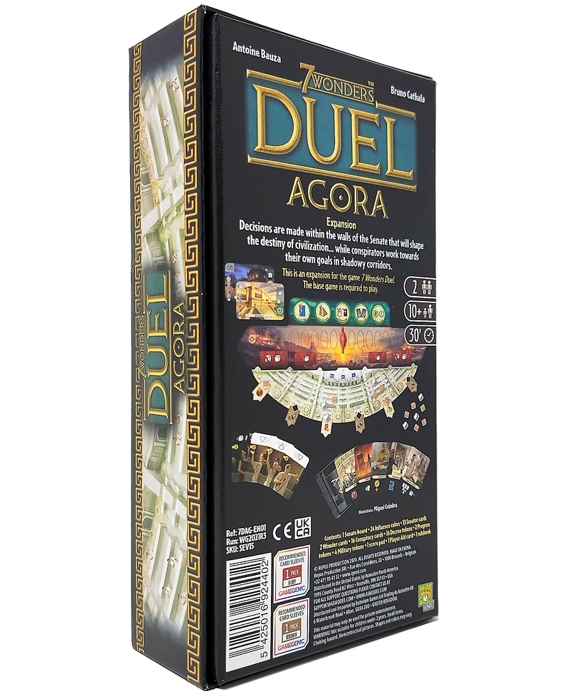 Repos Production 7 Wonders Duel Agora Expansion