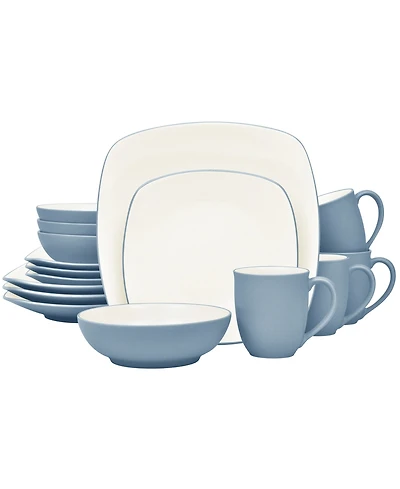 Noritake Colorwave Square 16 Pc. Dinnerware Set, Service for 4