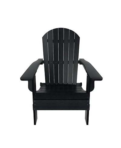 WestinTrends Outdoor Patio All-weather Folding Adirondack Chair
