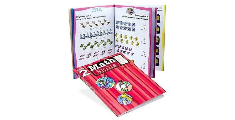 Math Skills: Grade 2 (Flash Kids Harcourt Family Learning) by Flash Kids Editors
