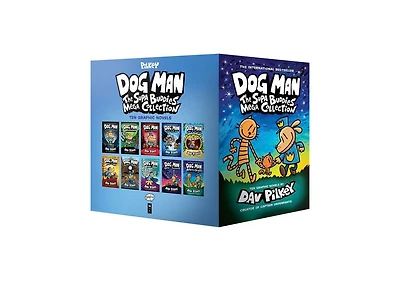 Dog Man: The Supa Buddies Mega Collection (Dog Man #1-10 Box Set) by Dav Pilkey