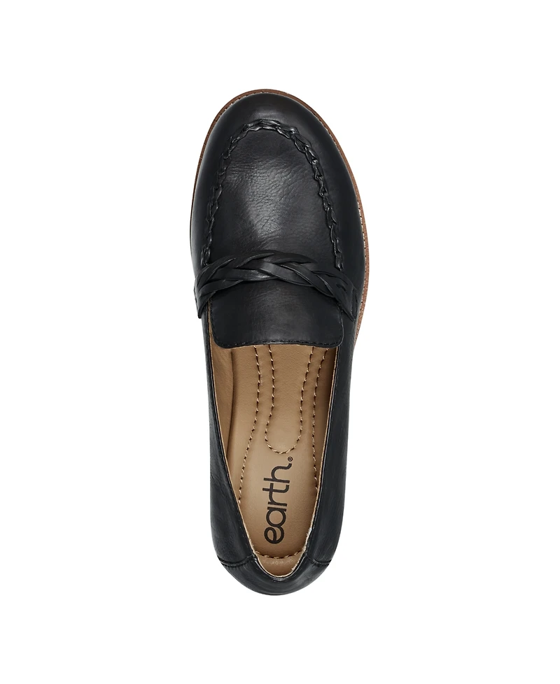 Earth Women's Edie Braided Slip-On Loafers