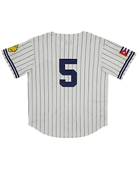 Men's Rings & Crwns #5 Cream Santa Clara Leopardos Mesh Button-Down Replica Jersey