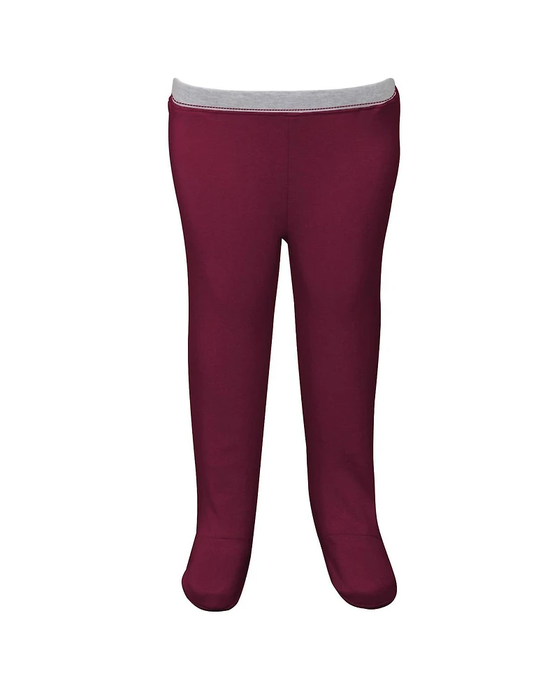Newborn and Infant Boys Girls White, Burgundy Washington Commanders Dream Team Onesie Pants Hat Set