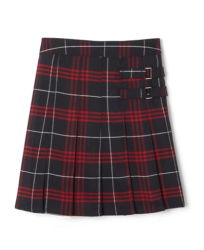French Toast Big Girls Adjustable Waist Plaid Two-Tab Scooter Plaid Skirt