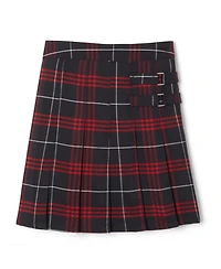 French Toast Big Girls Adjustable Waist Plaid Two-Tab Scooter Plaid Skirt