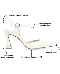 Journee Collection Women's Nixey Pointed Toe Heels