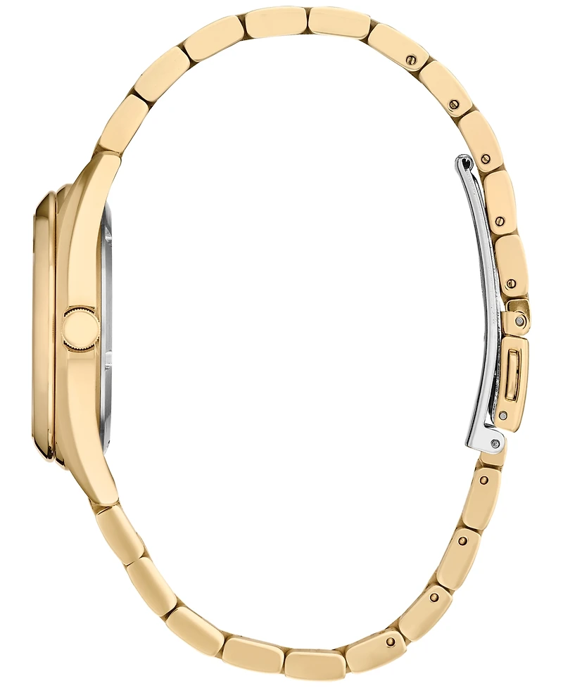 Citizen Eco-Drive Women's Sport Luxury Diamond Accent Gold-Tone Stainless Steel Bracelet Watch 33mm