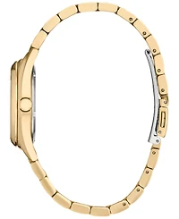 Citizen Eco-Drive Women's Sport Luxury Diamond Accent Gold-Tone Stainless Steel Bracelet Watch 33mm