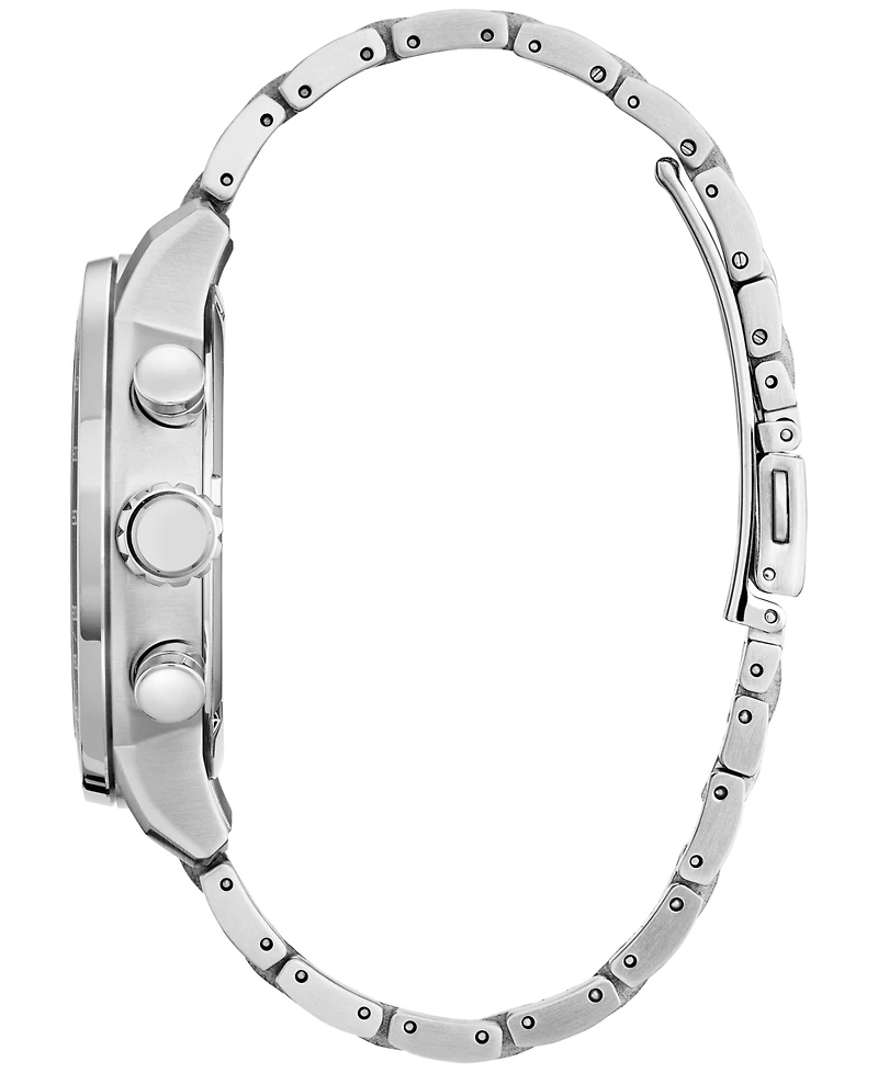 Citizen Eco-Drive Men's Chronograph Weekender Stainless Steel Bracelet Watch 44mm