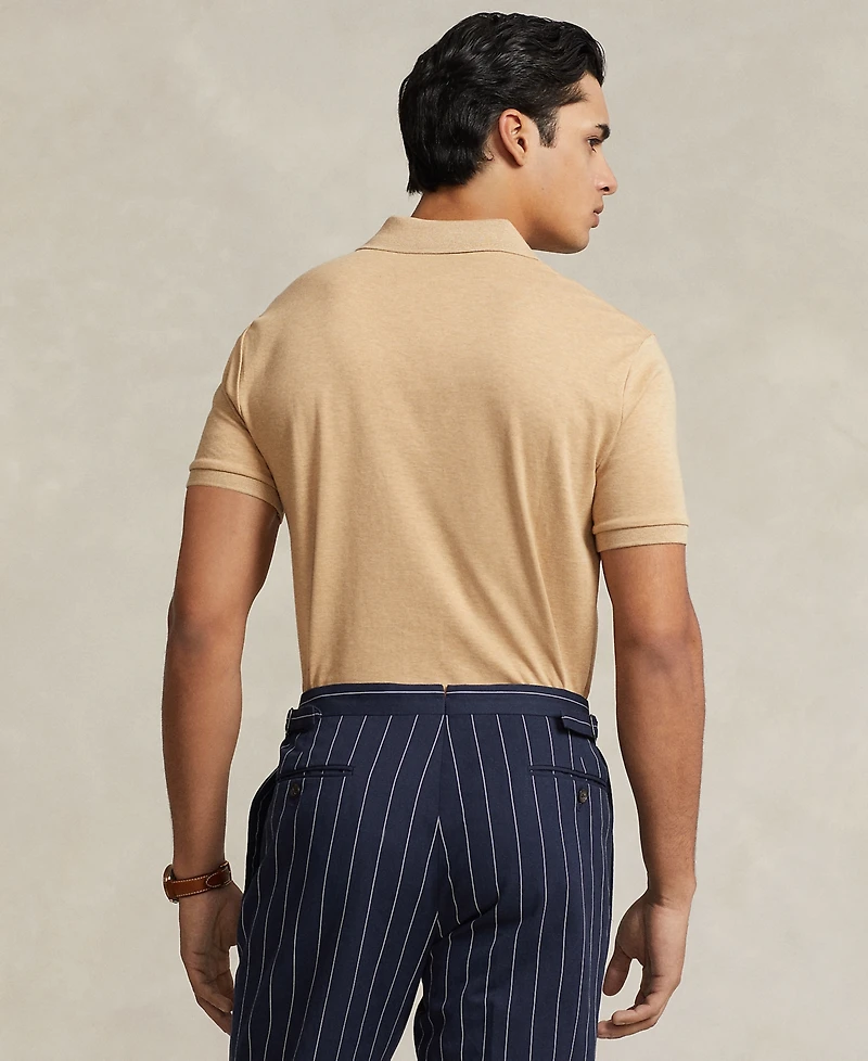 Men's Slim-Fit Soft Cotton Polo Shirt