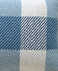 Closeout! Vibhsa Linden Street Handloom Woven Textured Plaid Decorative Pillow, 14'' x 20''