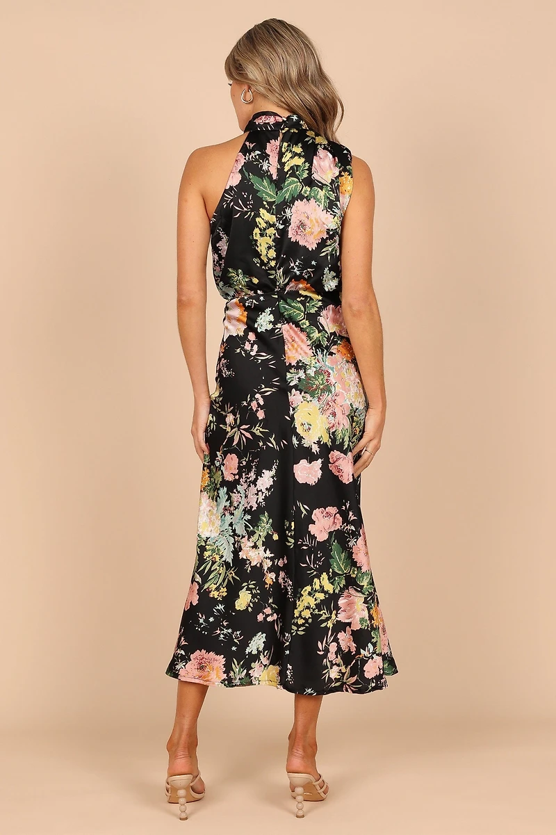 Petal and Pup Womens Anabelle Halter Neck Maxi Dress