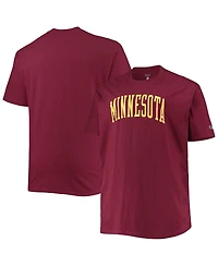 Men's Champion Maroon Minnesota Golden Gophers Big and Tall Arch Team Logo T-shirt