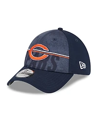 Men's New Era Navy Chicago Bears 2023 Nfl Training Camp Primary Logo 39THIRTY Flex Fit Hat