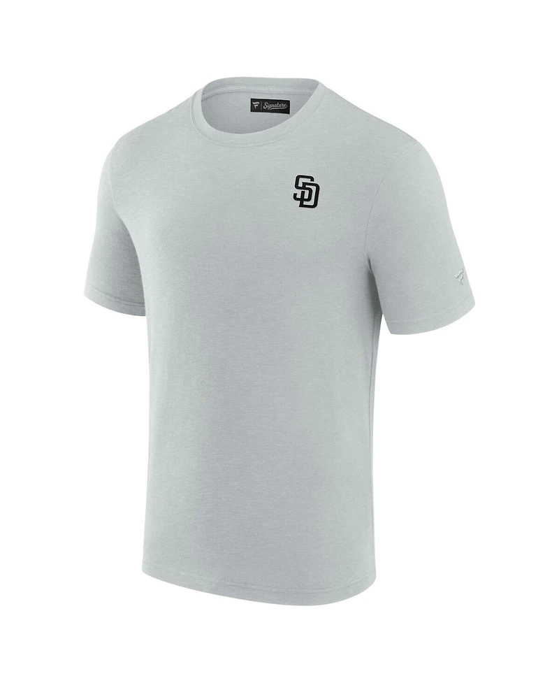 Men's Fanatics Signature Gray San Diego Padres Modal Short Sleeve T-shirt