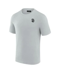 Men's Fanatics Signature Gray San Diego Padres Modal Short Sleeve T-shirt