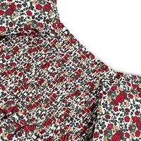 Hope & Henry Toddler Girls Short Bubble Sleeve Smocked Dress