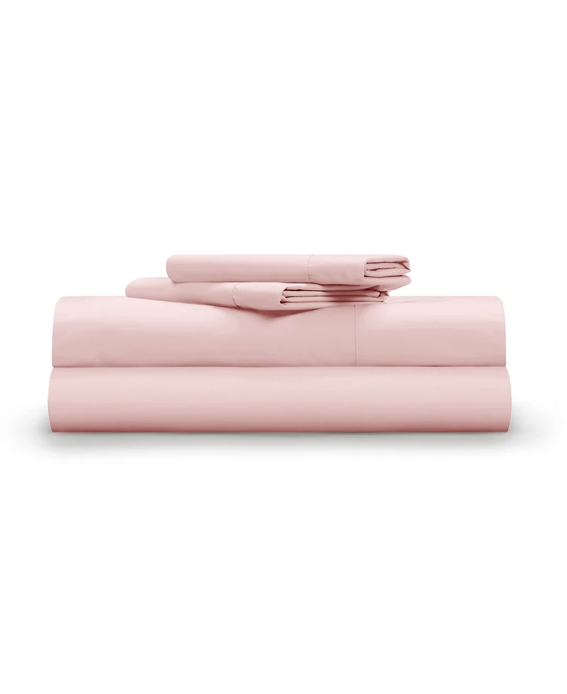 Pillow Gal Classic Cool and Crisp, 4 Piece Sheet Set, King