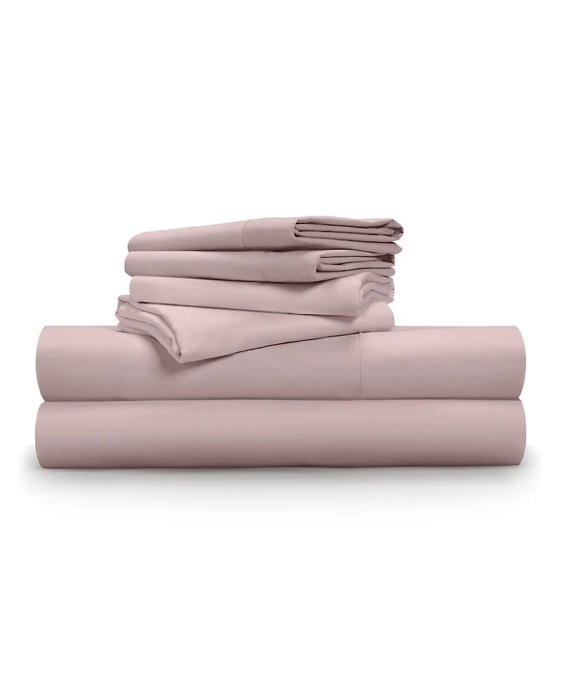 Pillow Gal Luxe Soft & Smooth Lyocell 6-Piece Sheet Set, California King