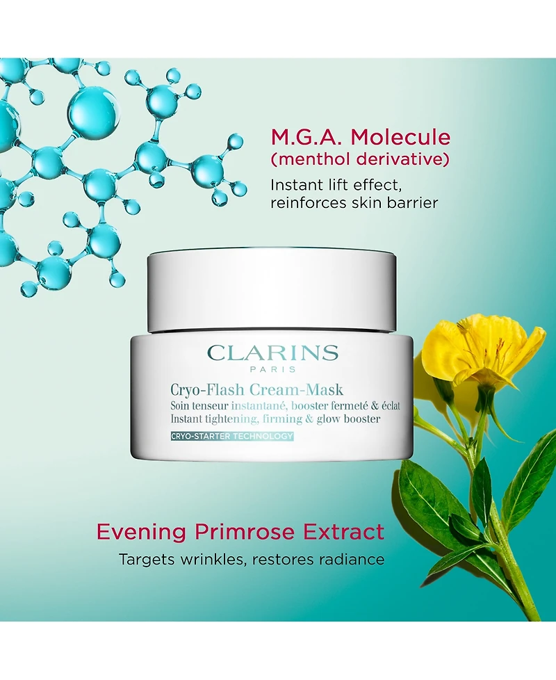 Clarins Cryo-Flash Instant Lift Effect & Glow Boosting Face Mask