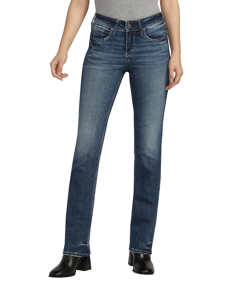 Silver Jeans Co. Women's Suki Mid Rise Slim Bootcut