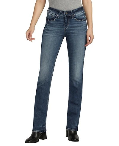Silver Jeans Co. Women's Suki Mid Rise Slim Bootcut