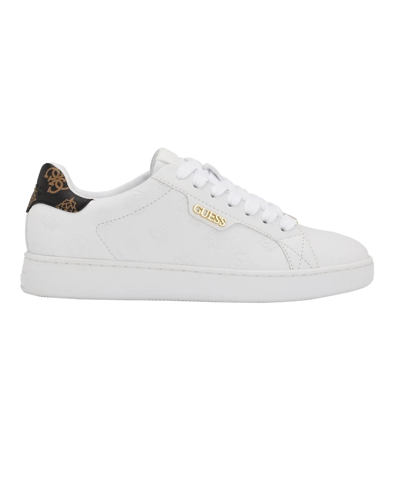 Guess Women's Renzy Easy Lace Up Sneakers with Logo Details