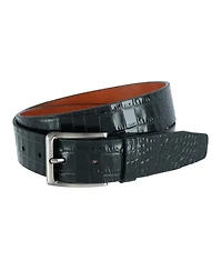 Trafalgar Men's Matisse 35mm Mock Croc Leather Belt