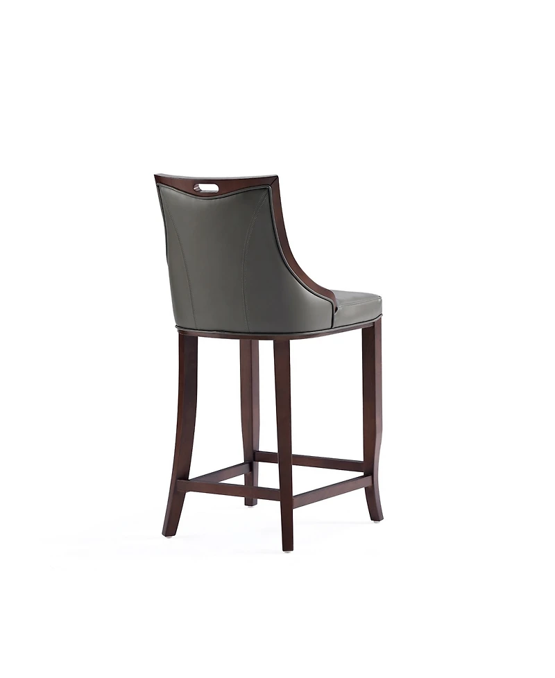 Manhattan Comfort Emperor Leatherette Upholstered Barstool