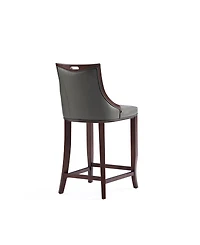 Manhattan Comfort Emperor Leatherette Upholstered Barstool