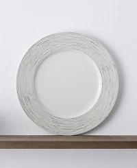 Noritake Hammock "Stripes" Rim Dinner Plates, Set of 4