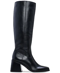 Vince Camuto Womens's Sangeti Snip-Toe Block-Heel Extra Wide-Calf Knee-High Boots