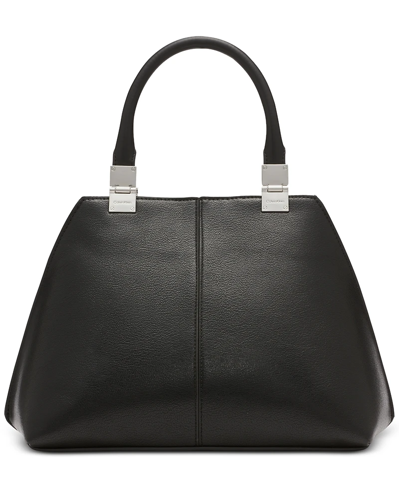 Calvin Klein Granite Convertible Satchel with Magnetic Snap