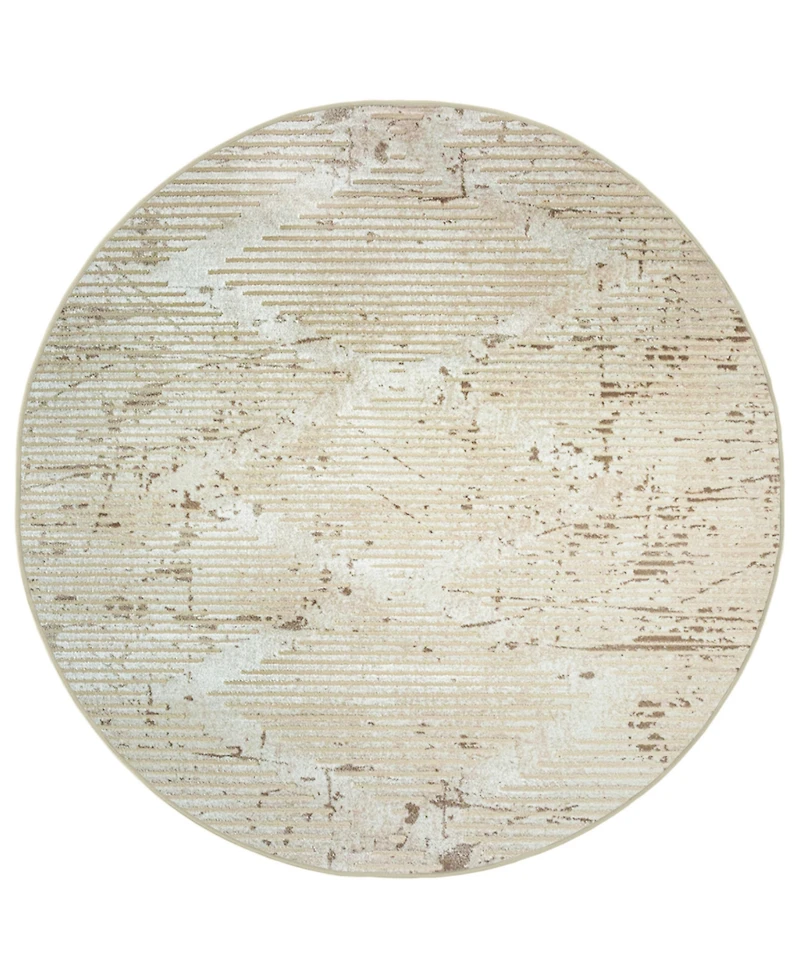 Closeout! Km Home Davide 5'3" x Round Area Rug