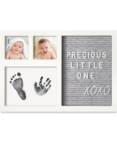 Heartfelt Inkless Baby Hand & Footprint Frame Kit with Letterboard, Dog Paw Print, Baby Shower Gifts for New-Moms